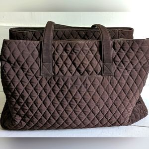 Vera Bradley Quilted Weekender w/matching purse
